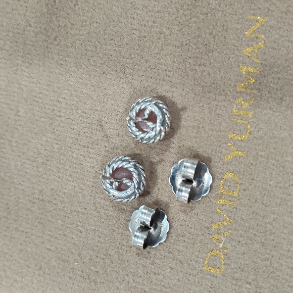 David Yurman Chatelaine Guava Quartz Stud Earrings - Picture 9 of 13